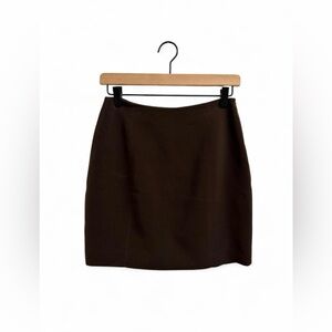 90s bebe dark chocolate brown mini skirt